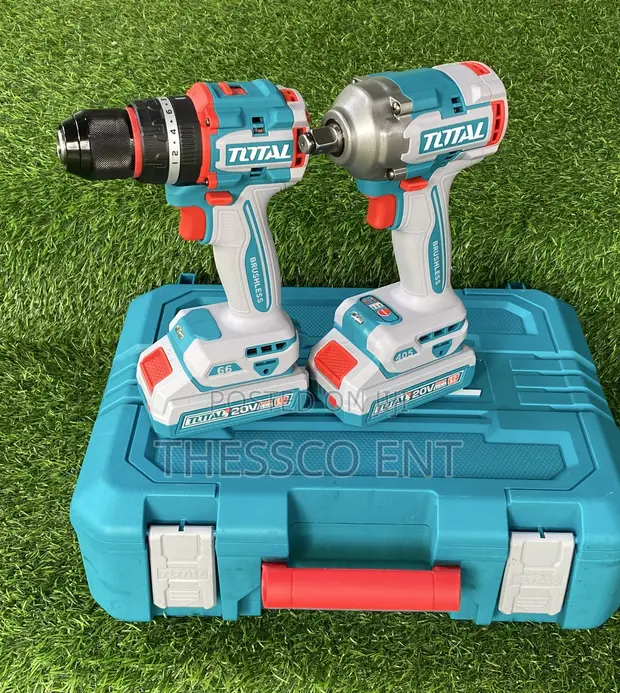 Total 20V Cordless 2-Piece Combo Kit - 1