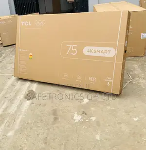 New TCL 75'' UHD 4K LED 75P6K Smart Android Television