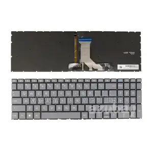 New HP 15-Fc/Fd G10 Backlit Keyboard - Gray