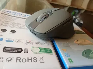 Rechargeable Wireless Mouse with Bluetooth & LCD Display