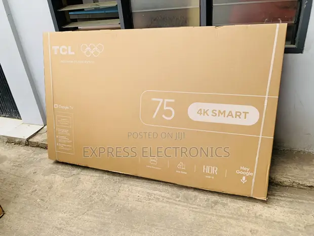 TCL 75" UHD 4K LED Smart Android TV 75P6K - 1