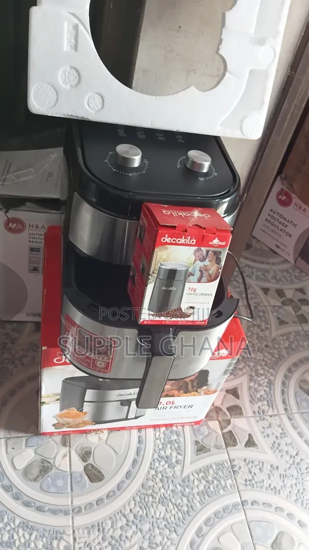 Decakila 9.0L Air Fryer with Free Coffee Grinder - 1