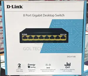 D-Link 8-Port Gigabit Desktop Switch DGS-F108