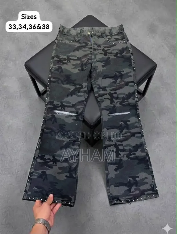 Camo Buggy Jeans - Brand New - 1