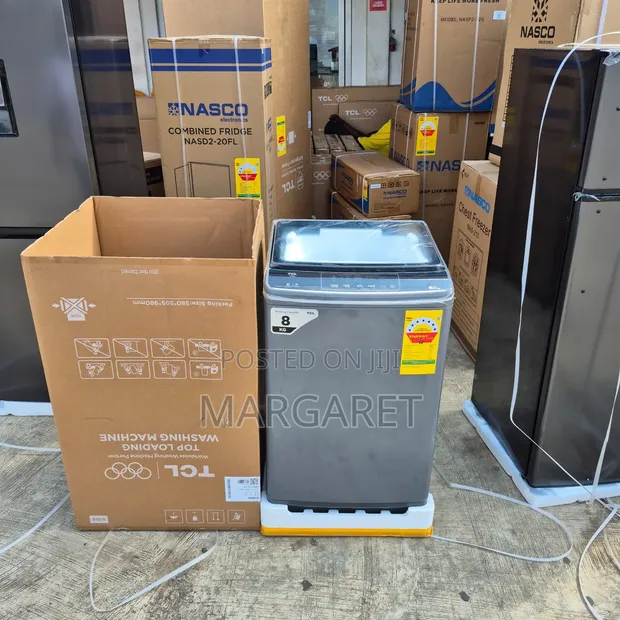 TCL 8 Kg Fully Automatic Top Load Washing Machine - 1