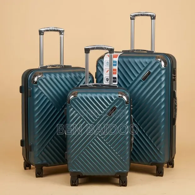 Lucky Bird 3-Piece Plastic Travel Bags Set - 1