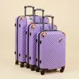 Lucky Bird 3-Piece Plastic Travel Bags Set - 2