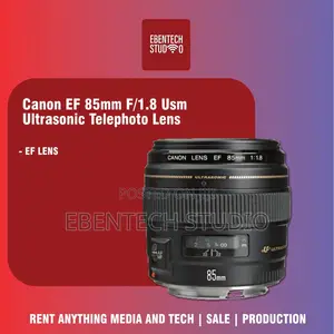 Canon EF 85mm f/1.8 USM Telephoto Lens
