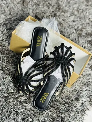 Zara Ladies' Slippers - Black