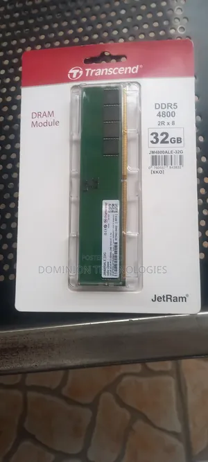 Transcend 32GB DDR5 4800MHz Desktop Memory