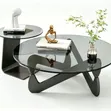 2-in-1 Modern Coffee Table Set - 1