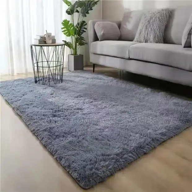 Fluffy Center Carpet - Gray (160x230cm) - 1