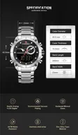 Naviforce Multifunction Watch NF9163 for Men - 2
