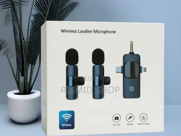 3-in-1 Premium Dual Wireless Lavalier Microphone System - 1