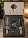 AXCS Men's Watch Set with Interchangeable Straps - 3