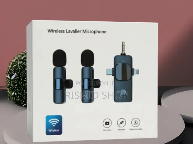 Advanced 3-in-1 Wireless Lavalier Microphone - 1