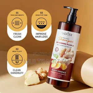 Sadôer Ginger Shampoo & Conditioner Set with Hair Serum