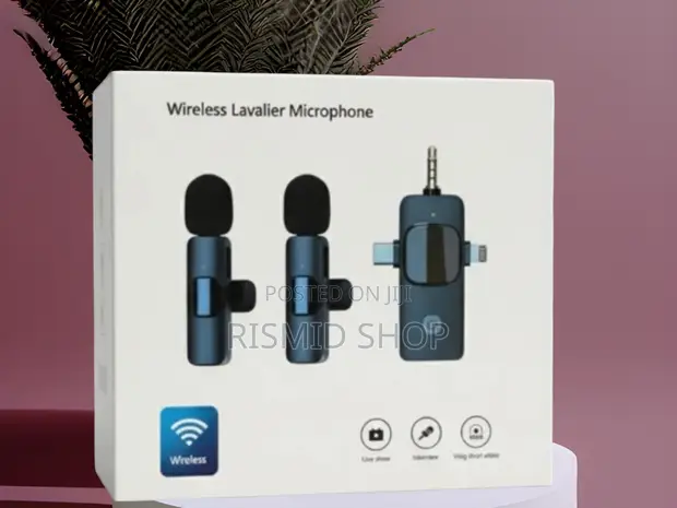 Premium Multi-Device Dual Wireless Microphone Kit - 1