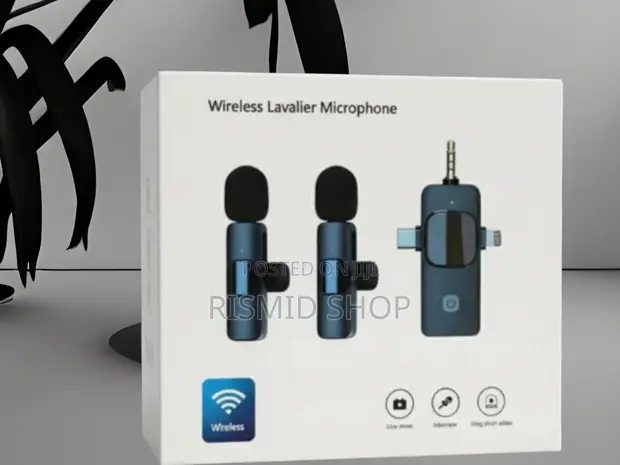 Professional Wireless Clip-on Microphone for Mobile & Camera - 1