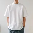 Men's Heavyweight 400g White Cotton T-Shirt - 1