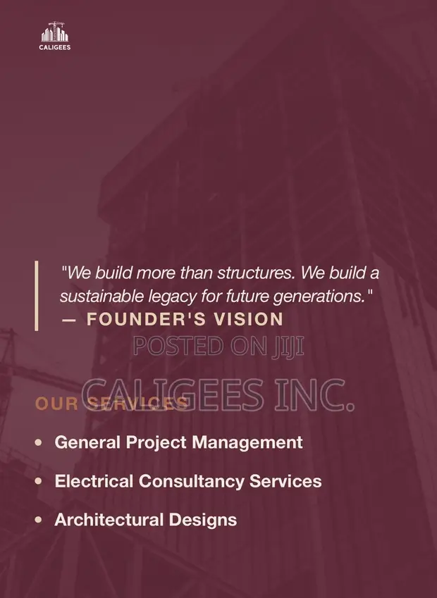 Bills of Quantities for General Construction Services - 1