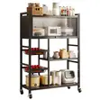 Large 80cm Kitchen Organizer Shelf with Cabinet - 2