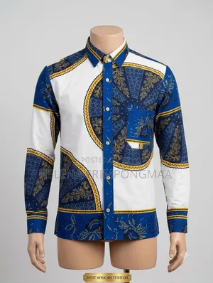 Norlena Stitches Print Long Sleeve Shirt