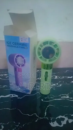 Portable Mini AC Fan with Humidifier & Light