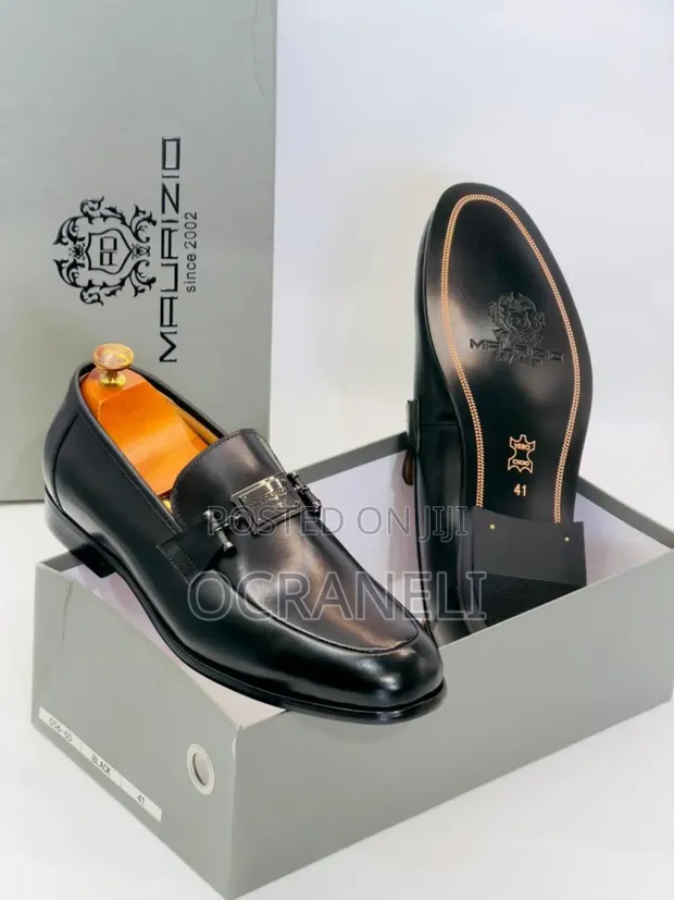Classic Men's Formal Leather Shoes - 1