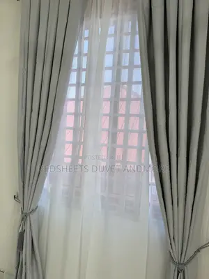 Beige Black-out Curtains (200cm W x 270cm H) - Set of 2