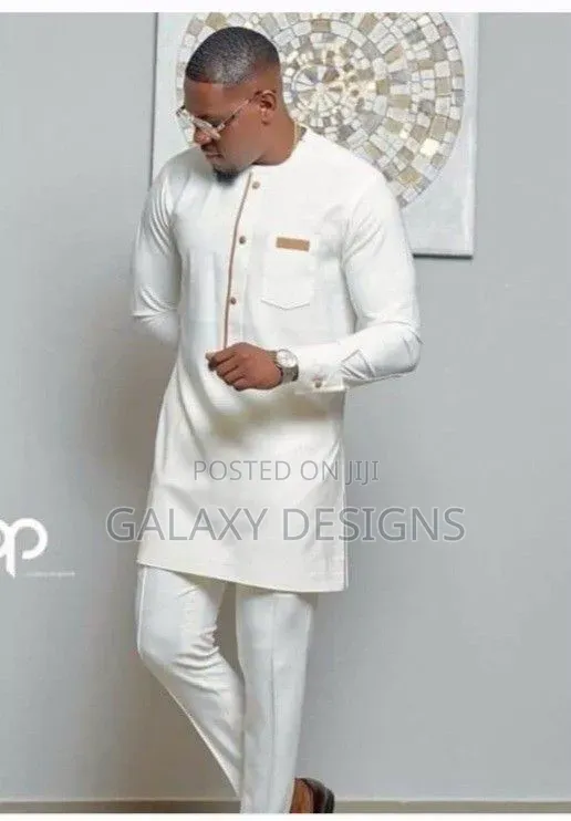 White Kaftan - A&D Brand, Men's Formal - 1