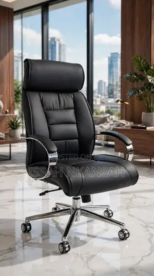 World Industries High Quality Black Office Chair
