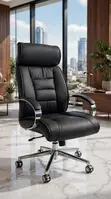 World Industries High Quality Black Office Chair - 1