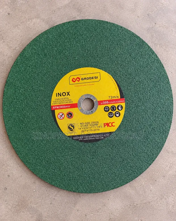 GAODESI 14" INOX Cutting Disc 350mm for Stainless Steel - 1