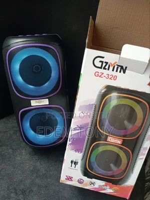 GZMIN GZ-320 Portable Wireless Dual-Speaker Party Box with RGB LED