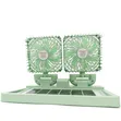 Portable Double-Head Rechargeable Solar Fan (Model 999) - 2