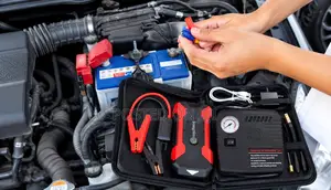 High Power Car Jump Starter & Tire Pump 99000mAh