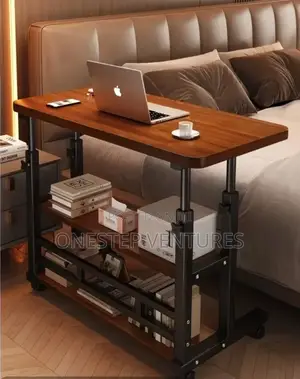 Adjustable Study Desk with Wheels