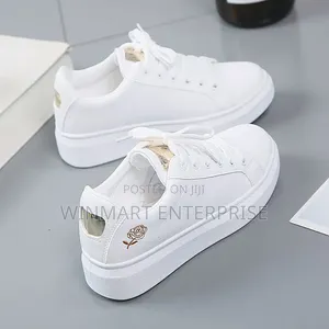 White Platform Sneakers