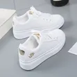 White Platform Sneakers - 1
