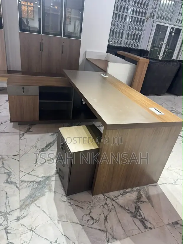 VIG Furniture Office Desk with 3 Deep Drawers - 1