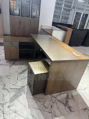 VIG Furniture Office Desk with 3 Deep Drawers