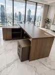 VIG Furniture Office Desk with 3 Deep Drawers - 2