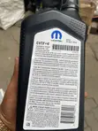 Mopar CVTF+4 Fluid - 2
