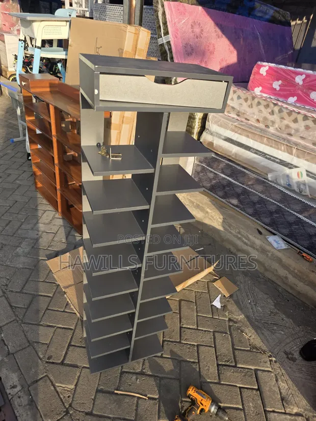 VIG Furniture Shoe Rack with Drawer (127x22x40cm) - 1