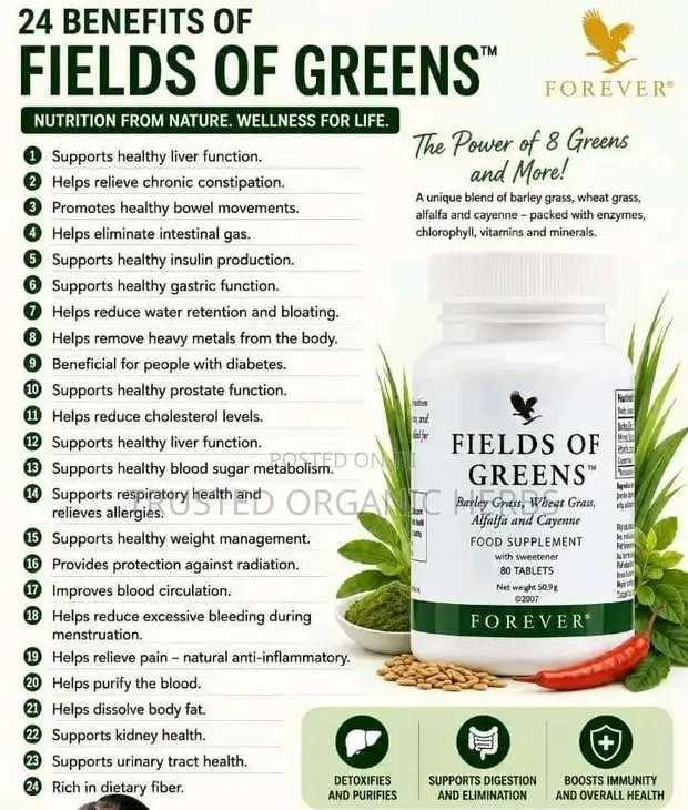 Forever Fields of Greens - Forever Living - 1