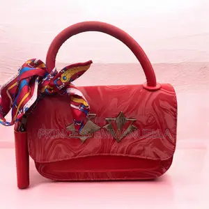 Princess Collections Handbag - Burgundy Leather