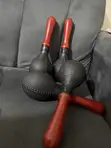 Plastic and Wood Maracas/Shekere - 2