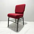 Durable Church Chair with Comfort Padded Seat and Back - 1