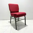 Durable Church Chair with Comfort Padded Seat and Back - 3